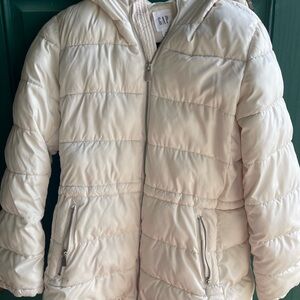 GAP Cream Puffer Jacket